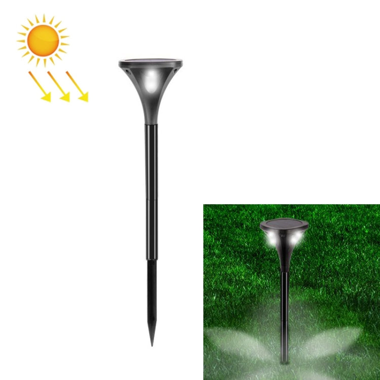 TS-S5206 4 LED Four-Sided Luminous Solar Lawn Lamp Ground Plug Light, Color temperature: White Light 6000K