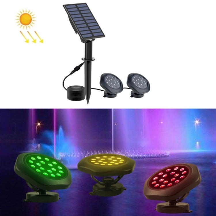 TS-S5403 Solar Disc Underwater Light RGB Swimming Pool Spotlight,Specification: 2 in 1