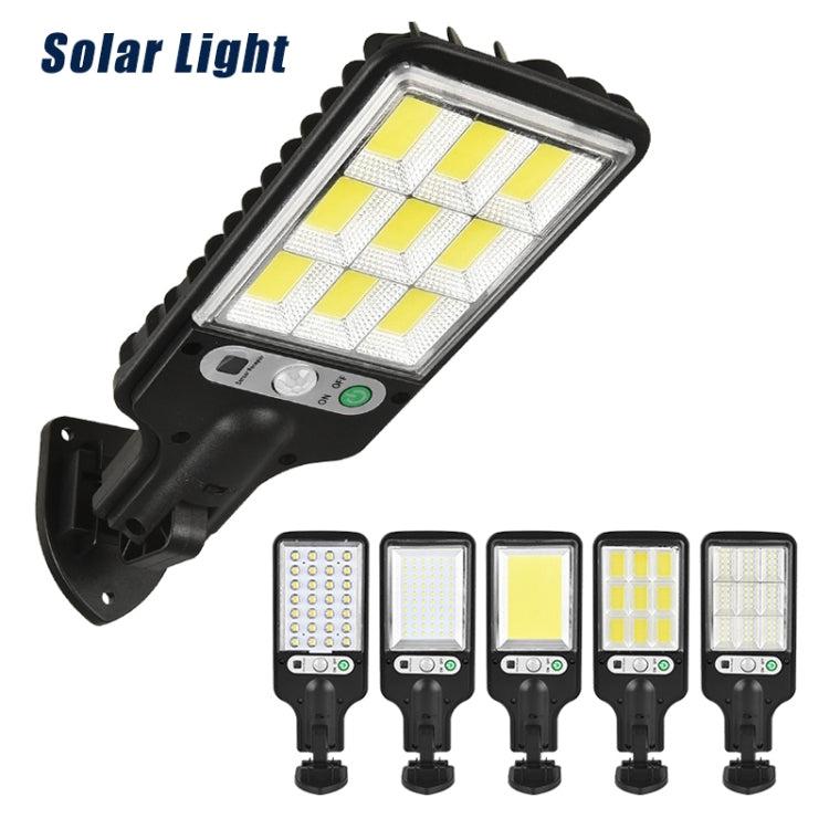 616 Solar Street Light LED Human Body Induction Garden Light, Spec: 117 COB No Remote Control