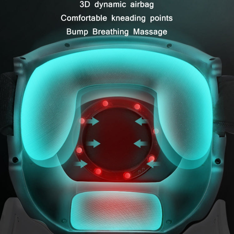 Hot Compress Air Pressure Pulse Knee Joint Massager(White)