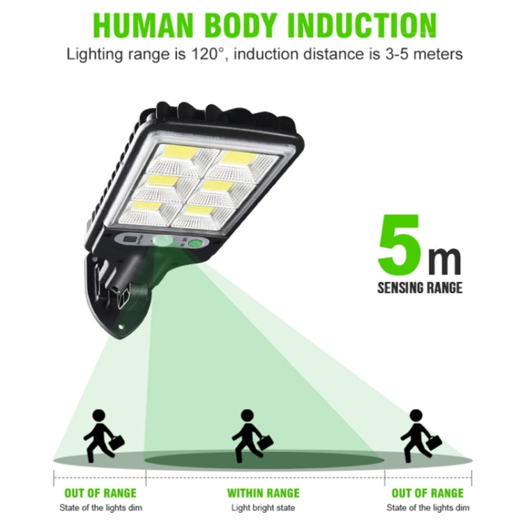 Solar Street Light LED Human Body Induction Garden Light, Spec: 616A-18 LED