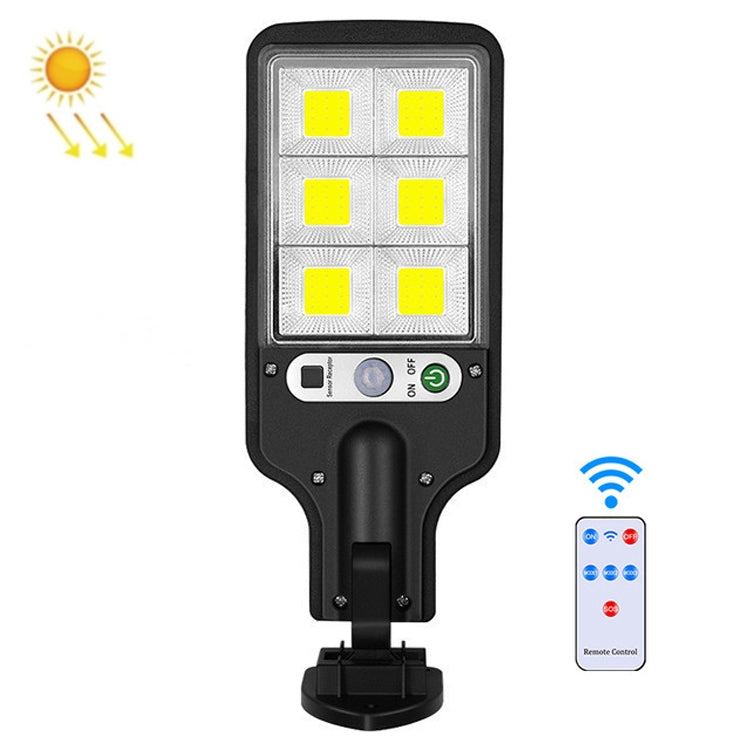 Solar Street Light LED Human Body Induction Garden Light, Spec: 616B-72 COB With Remote Control