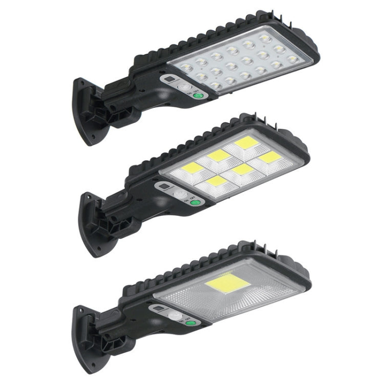 Solar Street Light LED Human Body Induction Garden Light, Spec: 616B-72 COB With Remote Control