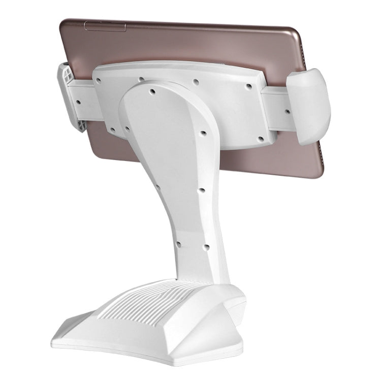Online Learning Desktop Folding Stand Suitable For 7-15 inch Mobile Phone/Tablet(White Gray)