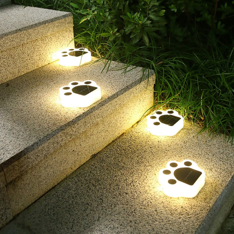 Bear Paw Outdoor Solar LED Courtyard Buried Light