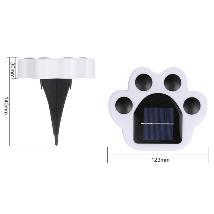 Bear Paw Outdoor Solar LED Courtyard Buried Light