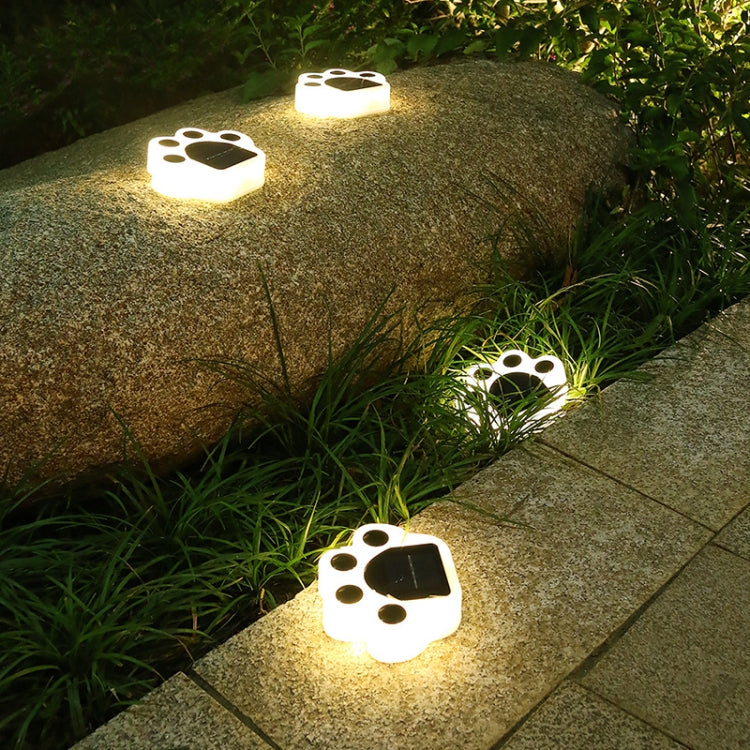 Bear Paw Outdoor Solar LED Courtyard Buried Light