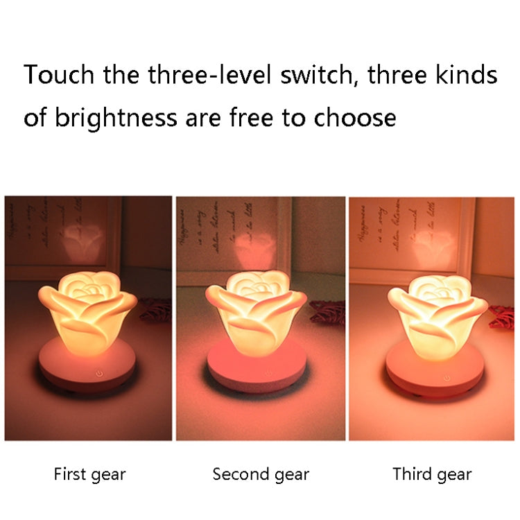 USB Charging Romantic Rose LED Atmosphere Light