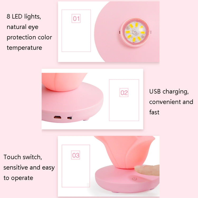 USB Charging Romantic Rose LED Atmosphere Light
