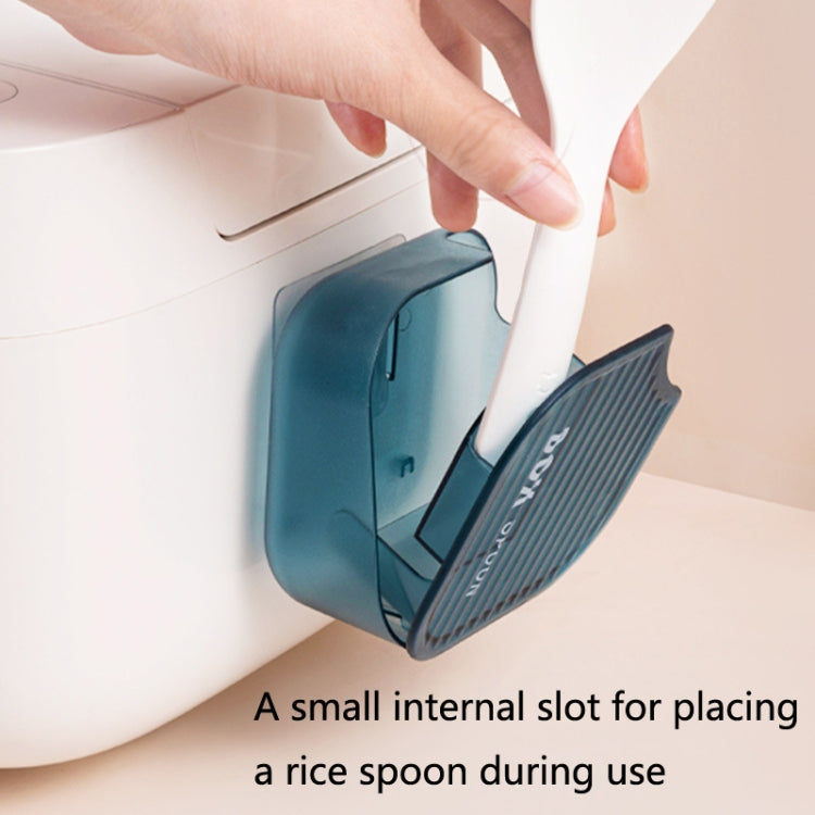 2 PCS Household Rice Spoon Box Non-Stick Rice Storage Rack