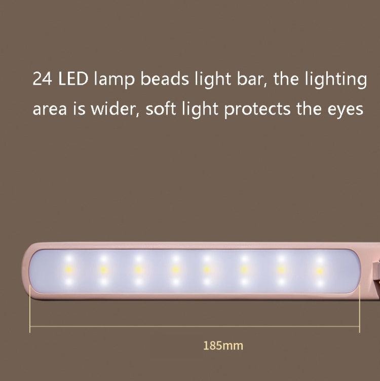 8097 LED Folding Touch Dimming Table Lamp(Girl Pink)