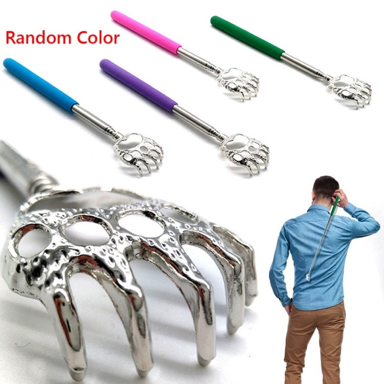 5 PCS Bear Claw Shape Stainless Steel Telescopic Massage Scratcher, Random Color Delivery(Feet)