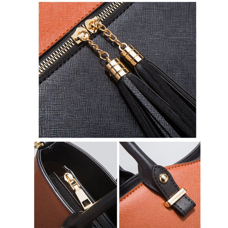 21501 4 in 1 PU Leather Ladies Diagonal Handbag