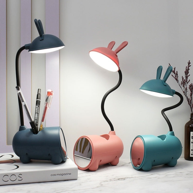 FY003T Small Rabbit USB Charging Desk Lamp with Pen Holder