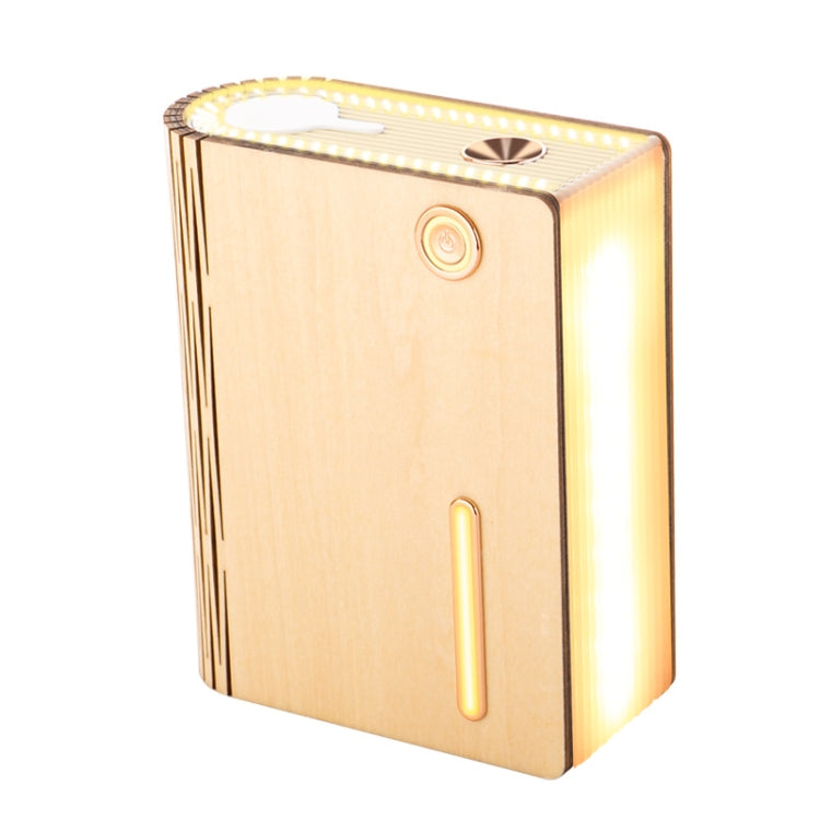 EH1 USB Power Wood-grain Desktop Book Shape Lamp with Humidifier