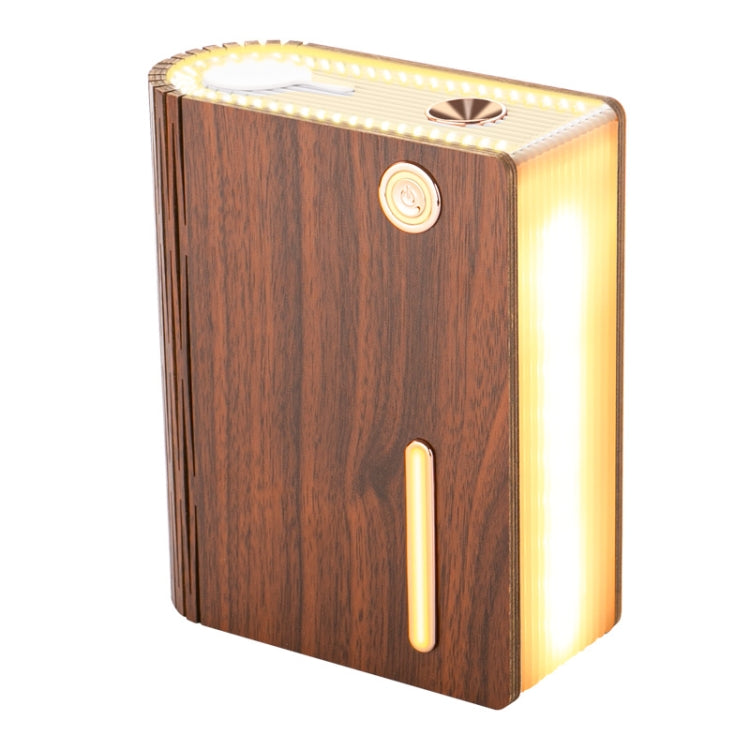 EH1 USB Power Wood-grain Desktop Book Shape Lamp with Humidifier