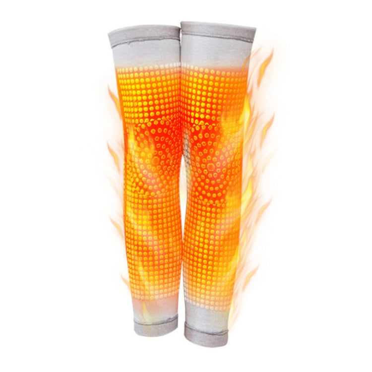2 PCS Outdoor Sports Compression Elastic Single-Sided Knee Pads, Size: XXL (Gray)