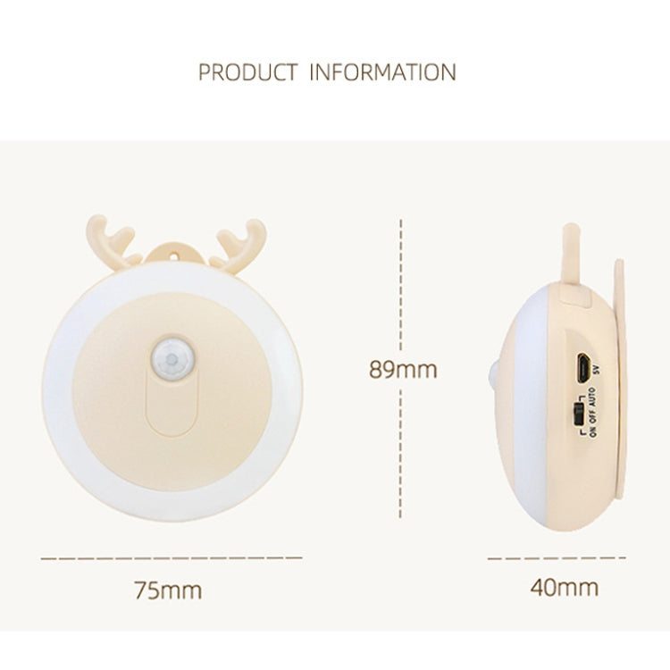 8089 Wall-Mounted Smart Sensor LED Night Light Lamp Home Intelligent Light Control LED Light