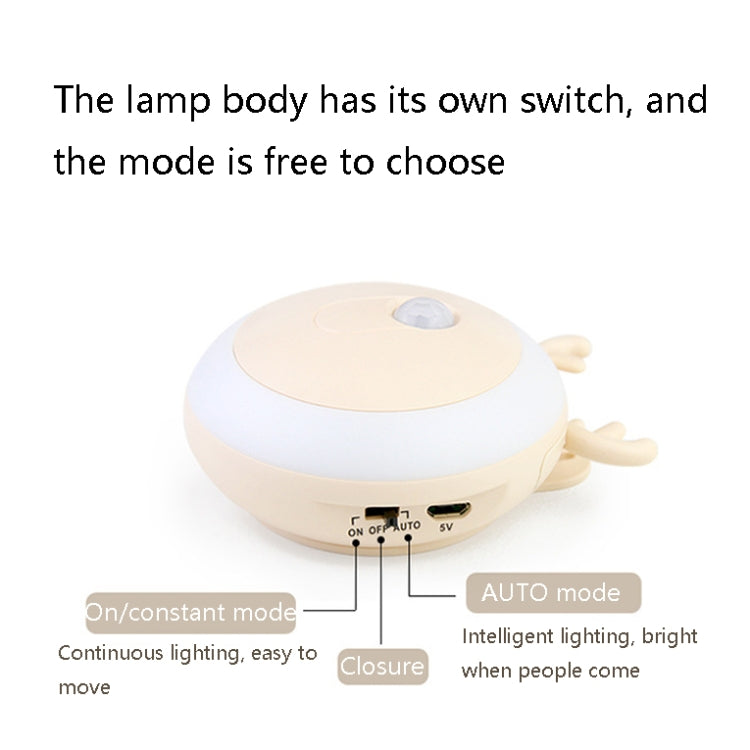 8089 Wall-Mounted Smart Sensor LED Night Light Lamp Home Intelligent Light Control LED Light