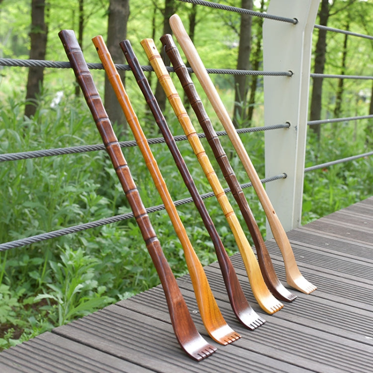 BQR01 Back Scratcher Long Handle Wooden Massage Scratcher, Style: Round Nature Color