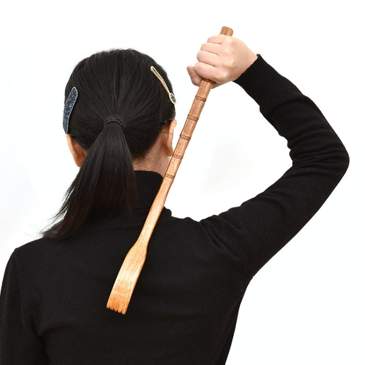 BQR01 Back Scratcher Long Handle Wooden Massage Scratcher, Style: Round Nature Color