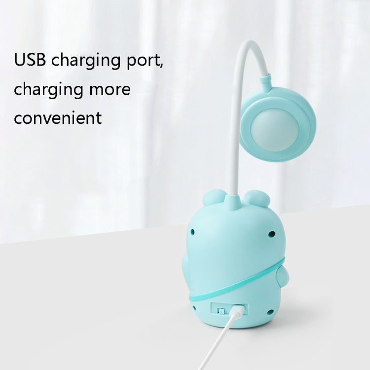 8040 LED Foldable Cute Pig Touch Desk Lamp