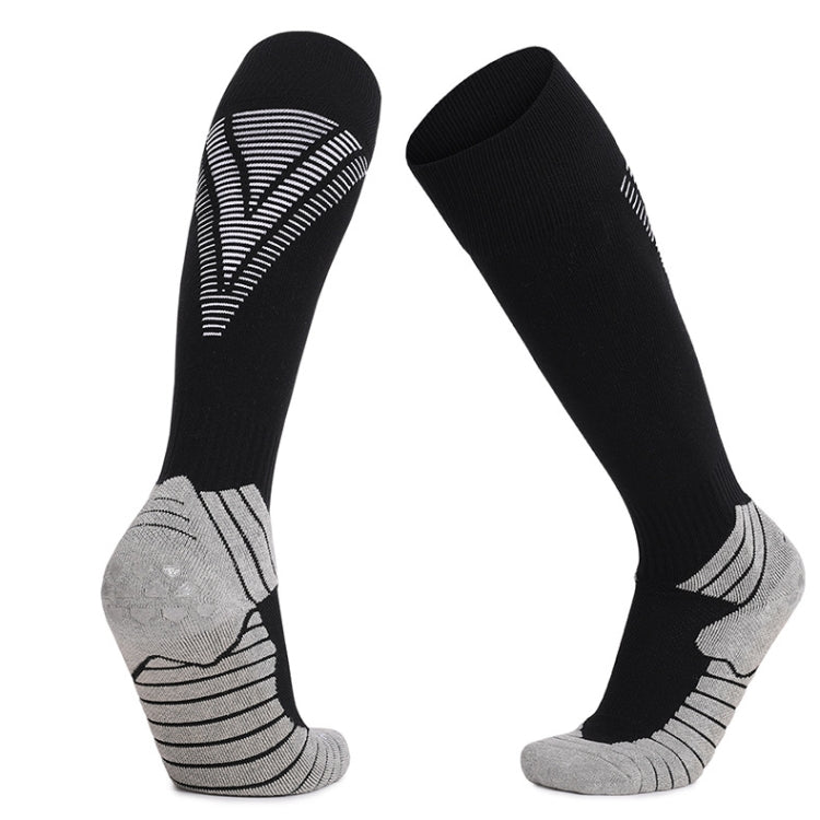 Thick Terry Non-Slip Sports Socks Over The Knee Stockings, Size: Childrens Free Size
