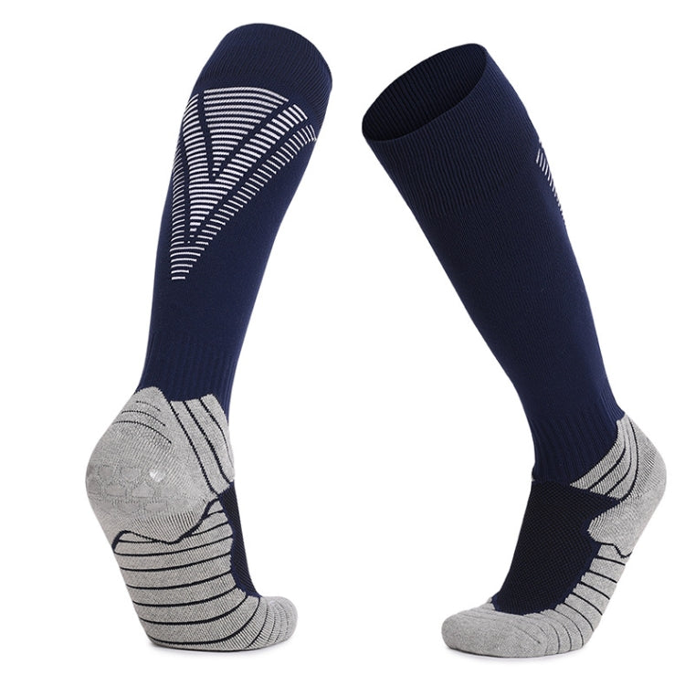 Thick Terry Non-Slip Sports Socks Over The Knee Stockings, Size: Childrens Free Size