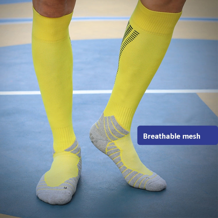 Thick Terry Non-Slip Sports Socks Over The Knee Stockings, Size: Childrens Free Size
