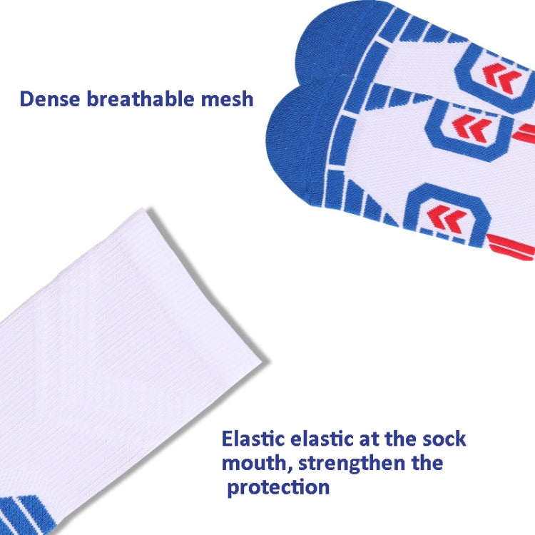 Men Terry Non-Slip Mid-Tube Sports Socks Basketball Socks, Size: Adult  Free Size