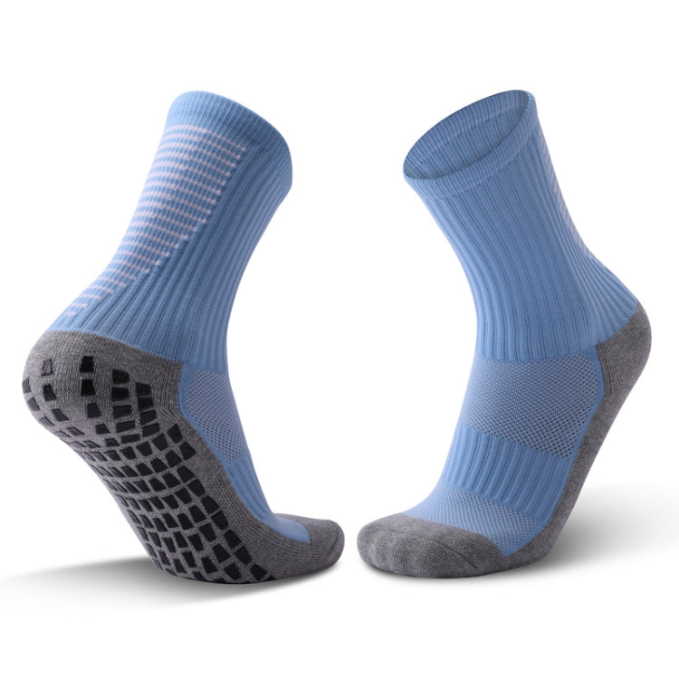 Adult Thick Towel Football Socks Non-Slip Wear-Resistant Tube Socks, Size: Free Size