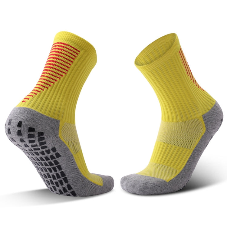 Adult Thick Towel Football Socks Non-Slip Wear-Resistant Tube Socks, Size: Free Size