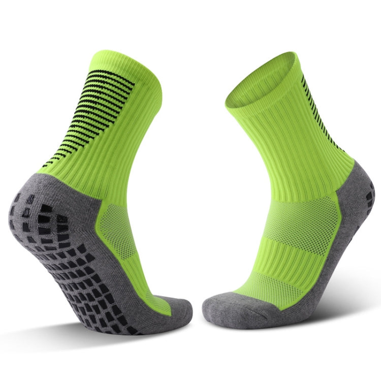 Adult Thick Towel Football Socks Non-Slip Wear-Resistant Tube Socks, Size: Free Size