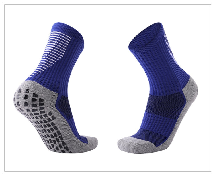 Adult Thick Towel Football Socks Non-Slip Wear-Resistant Tube Socks, Size: Free Size