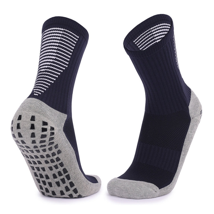 Adult Thick Towel Football Socks Non-Slip Wear-Resistant Tube Socks, Size: Free Size