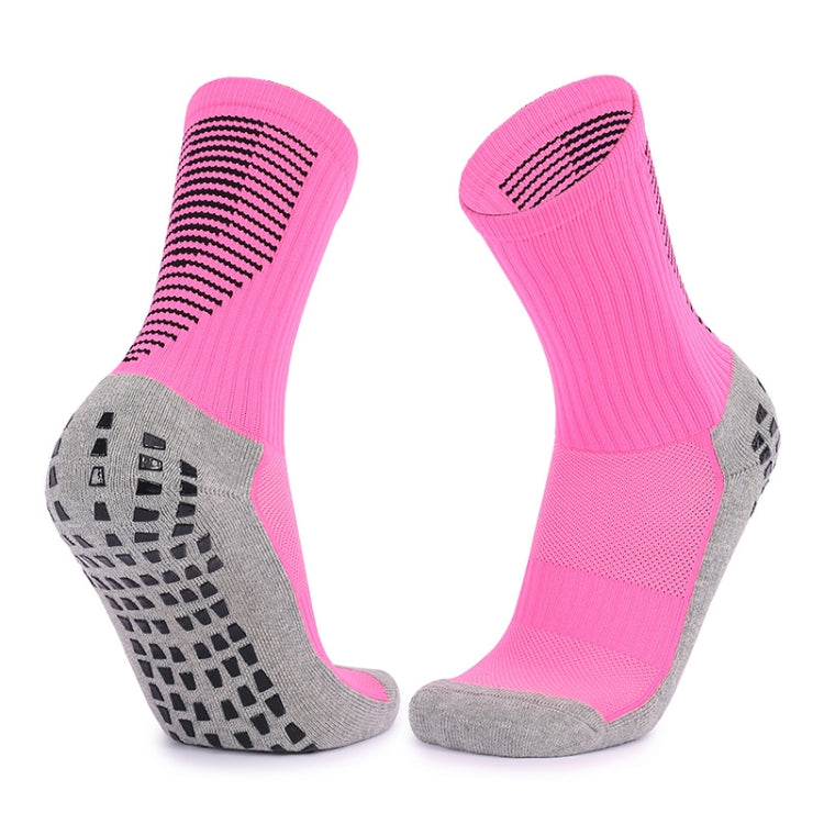 Adult Thick Towel Football Socks Non-Slip Wear-Resistant Tube Socks, Size: Free Size