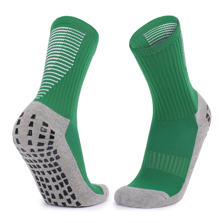 Adult Thick Towel Football Socks Non-Slip Wear-Resistant Tube Socks, Size: Free Size