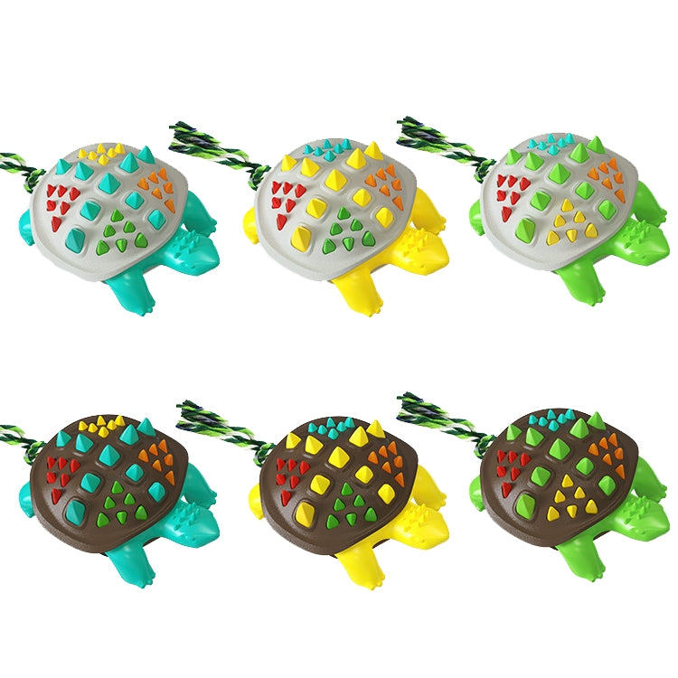 Turtle Dog Teething Stick Rope Knot Dog Toothbrush Dog Toys
