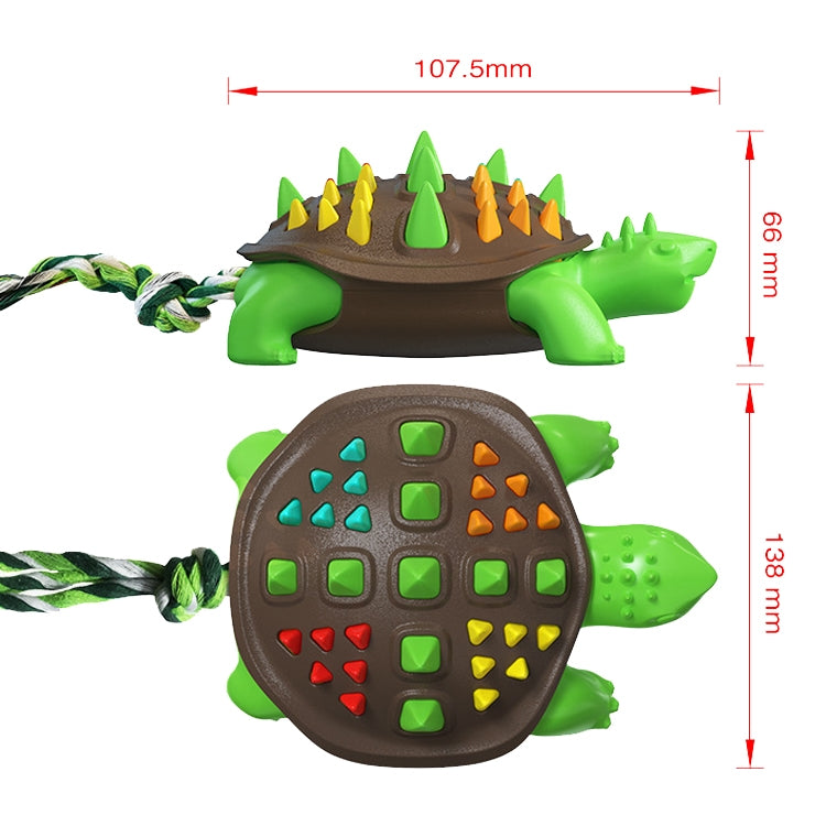 Turtle Dog Teething Stick Rope Knot Dog Toothbrush Dog Toys
