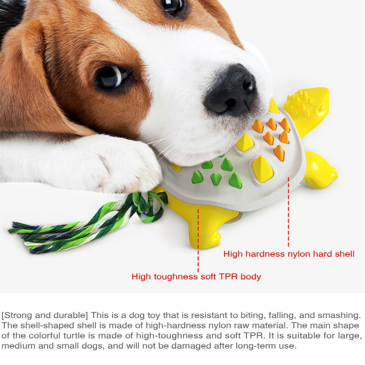 Turtle Dog Teething Stick Rope Knot Dog Toothbrush Dog Toys
