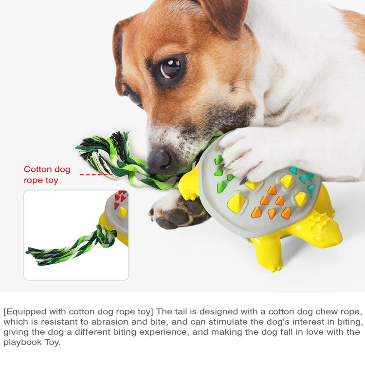 Turtle Dog Teething Stick Rope Knot Dog Toothbrush Dog Toys