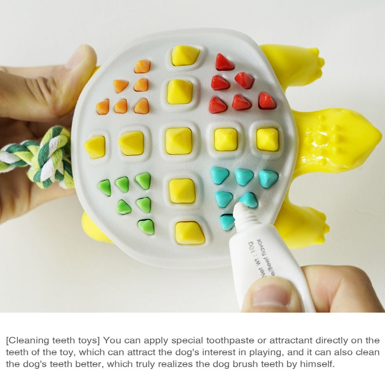 Turtle Dog Teething Stick Rope Knot Dog Toothbrush Dog Toys