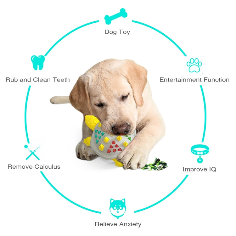 Turtle Dog Teething Stick Rope Knot Dog Toothbrush Dog Toys