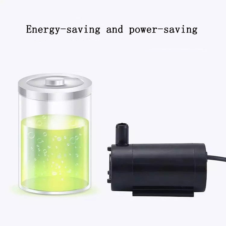 5 PCS Quiet Mini Horizontal Vertical Submersible Pump, Style: White Vertical