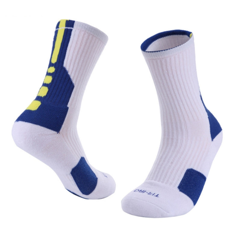 2 Pairs Adult Mid Tube Socks Thick Terry Basketball Socks, Size: Free Size