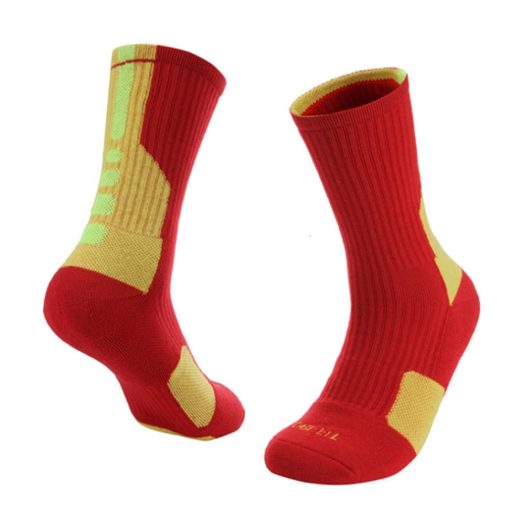 2 Pairs Adult Mid Tube Socks Thick Terry Basketball Socks, Size: Free Size