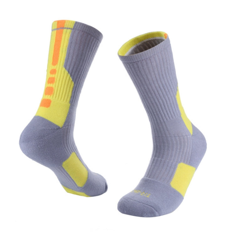 2 Pairs Adult Mid Tube Socks Thick Terry Basketball Socks, Size: Free Size