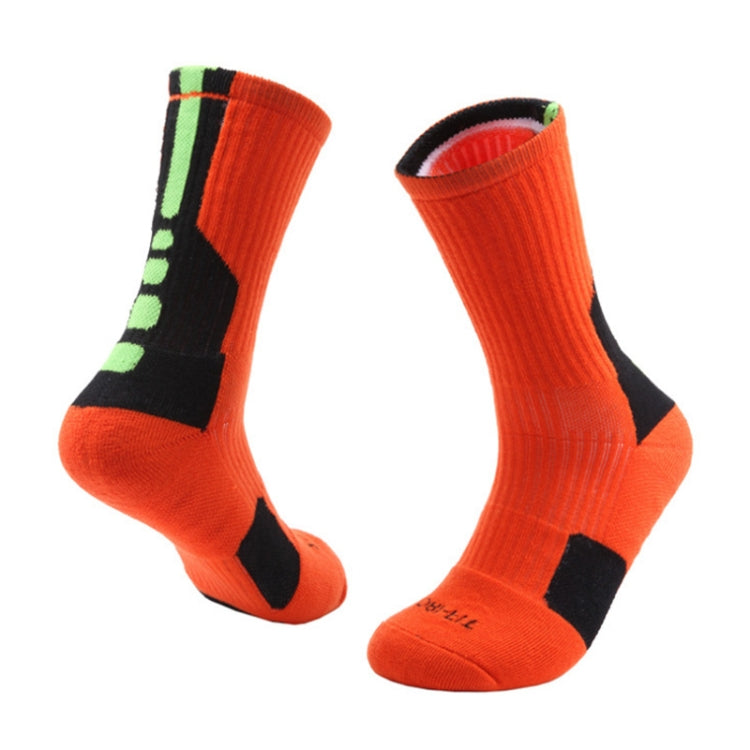 2 Pairs Adult Mid Tube Socks Thick Terry Basketball Socks, Size: Free Size