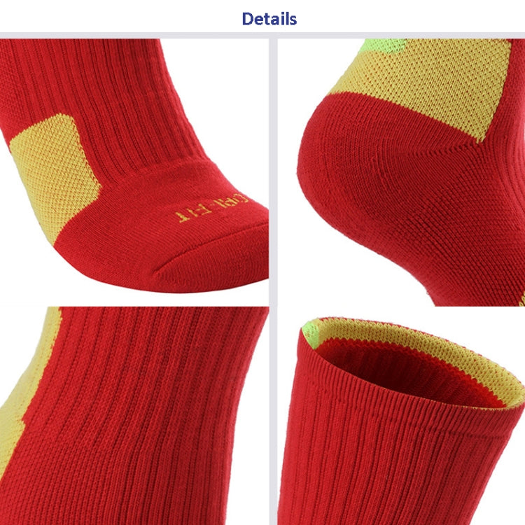 2 Pairs Adult Mid Tube Socks Thick Terry Basketball Socks, Size: Free Size