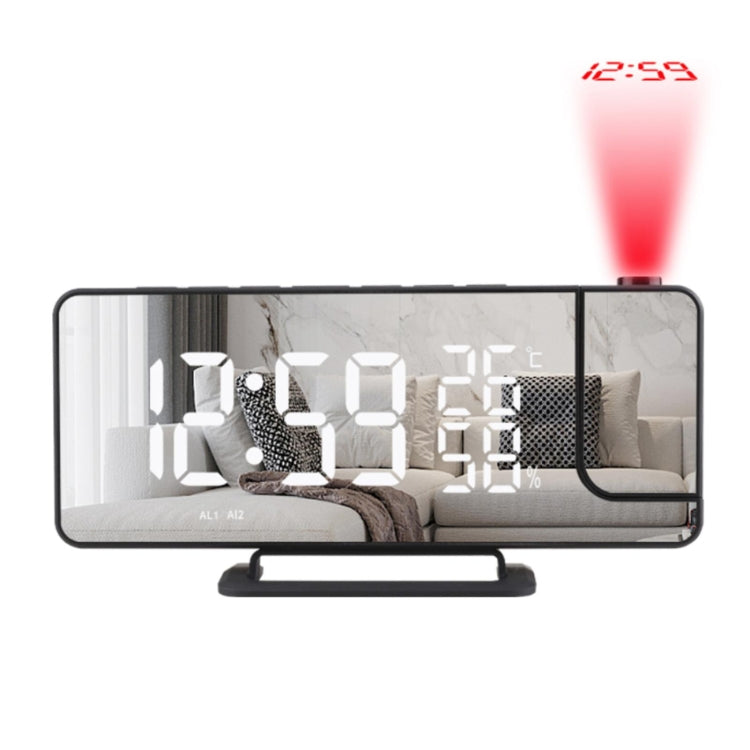 TS-9210 Time + Projection + Radio + Temperature And Humidity LED Clock
